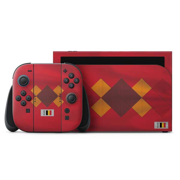 Belgium Soccer Flag Nintendo Skins