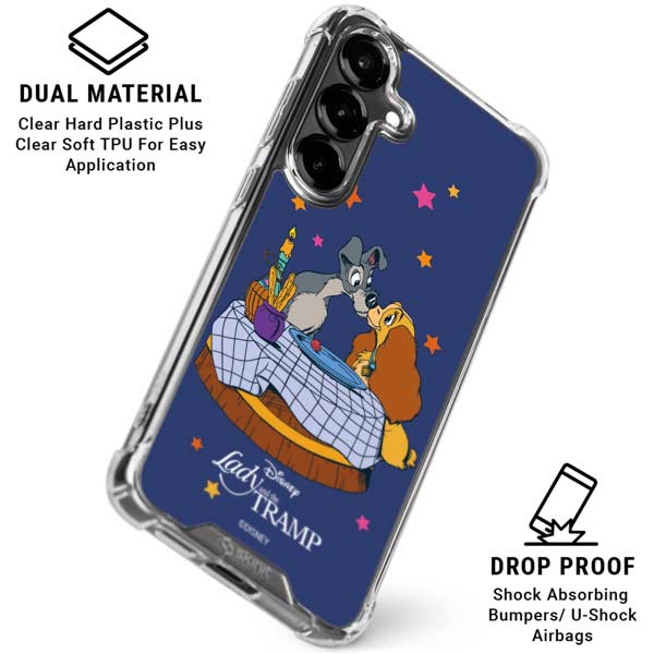 Disney Lady & The Tramp Bella Notte Galaxy S26 Clear Case
