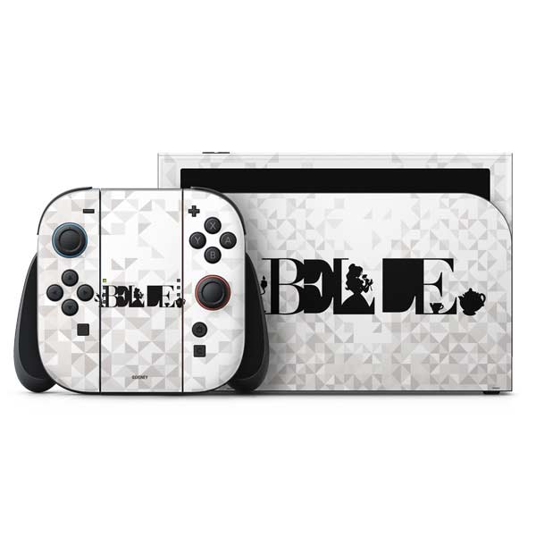 Disney Princess Belle Chromatic Nintendo Switch 2 (2025) with Joy-Con Skin
