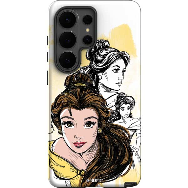 Disney Princess Belle Sketch Galaxy S26 Ultra Impact Case