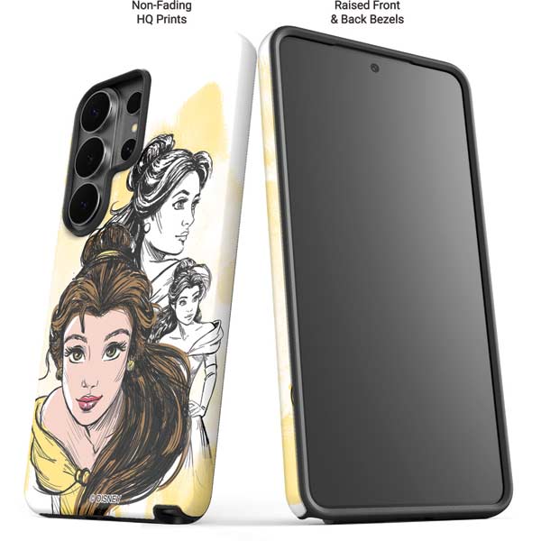 Disney Princess Belle Sketch Galaxy S26 Ultra Impact Case