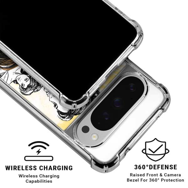 Disney Princess Belle Sketch Google Pixel 10 Pro XL Clear Case
