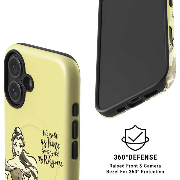 Disney Princess Belle Tale As Old As Time Art iPhone 16 Magsafe Impact Case