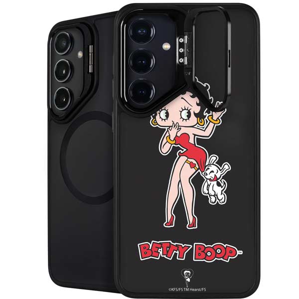 Betty Boop With Puppy Galaxy S26 Plus Kickstand Case