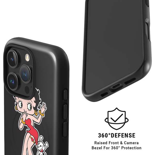 Betty Boop With Puppy iPhone 16 Pro Magsafe Impact Case