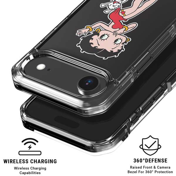 Betty Boop With Puppy iPhone 17 Air Clear Case