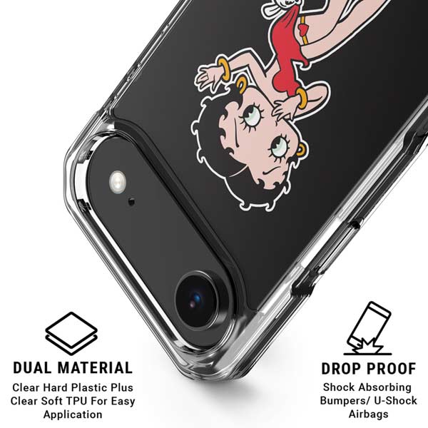 Betty Boop With Puppy iPhone 17 Air Clear Case