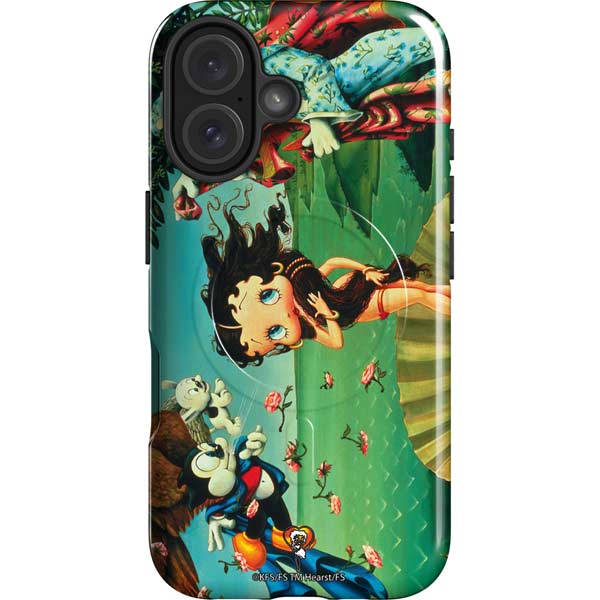 Betty Boop At Sea iPhone 16 Magsafe Impact Case
