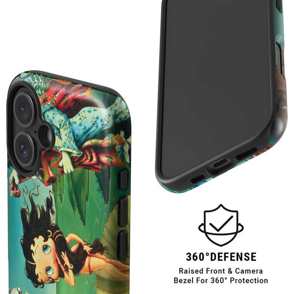 Betty Boop At Sea iPhone 16 Magsafe Impact Case