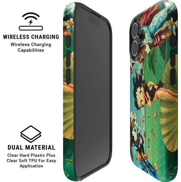 Betty Boop At Sea iPhone 16 Magsafe Impact Case