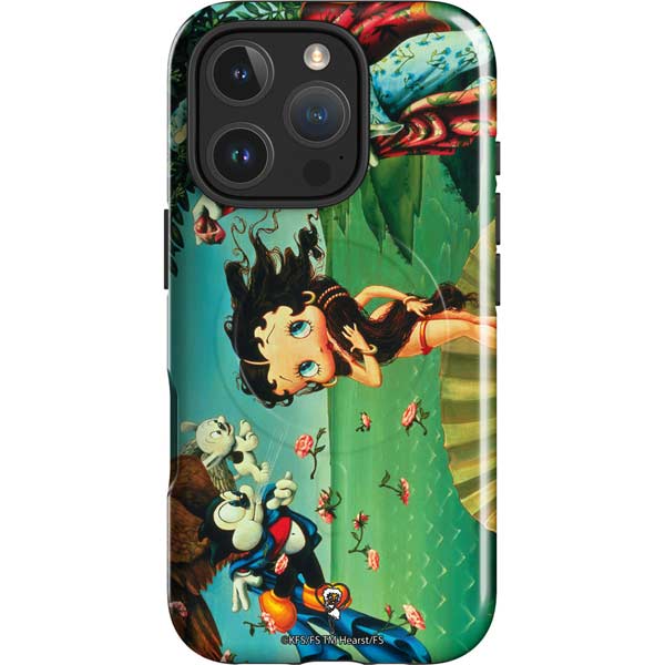 Betty Boop At Sea iPhone 16 Pro Magsafe Impact Case