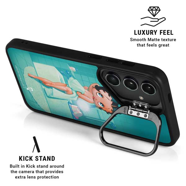 Betty Boop Bathing Galaxy S26 Kickstand Case