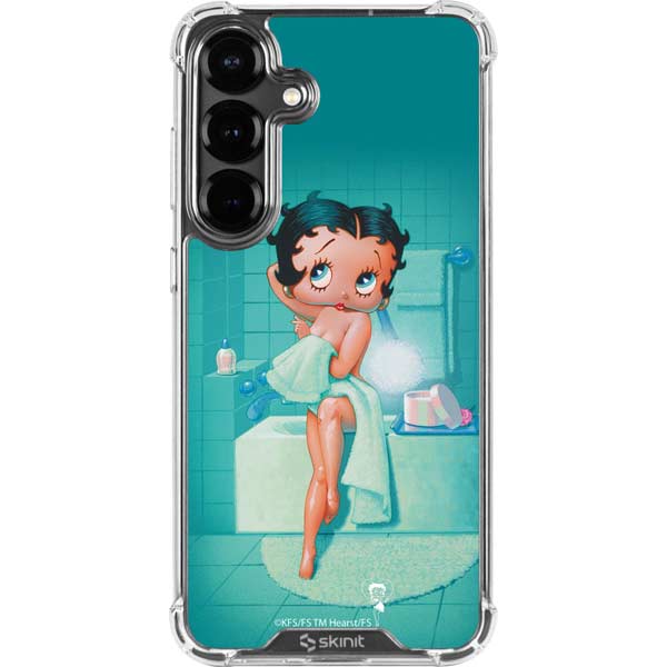 Betty Boop Bathing Galaxy S26 Plus Clear Case