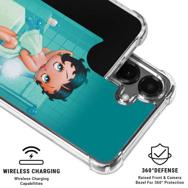 Betty Boop Bathing Galaxy S26 Plus Clear Case