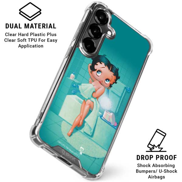 Betty Boop Bathing Galaxy S26 Plus Clear Case