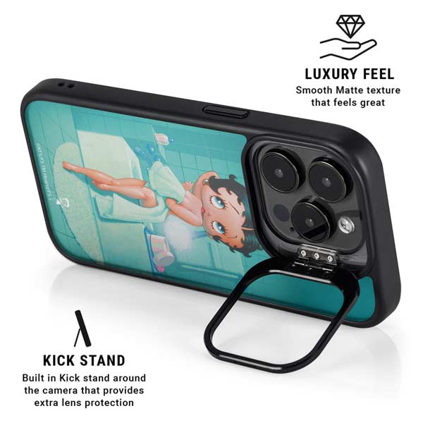 Betty Boop Bathing iPhone 14 Pro Kickstand Case