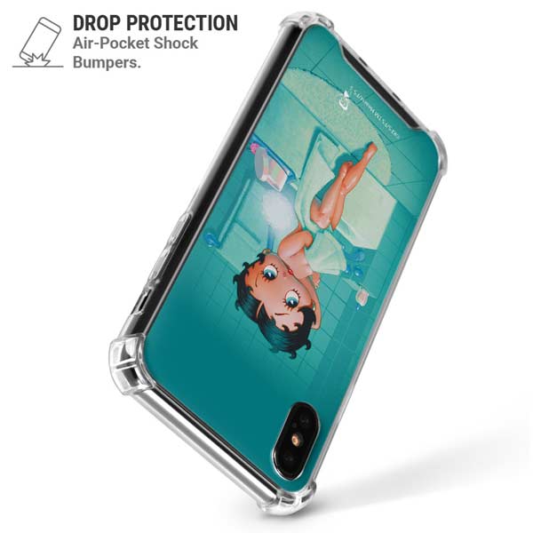 Betty Boop Bathing iPhone X/XS Clear Case
