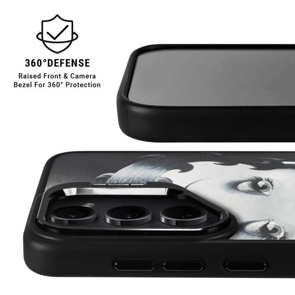 Betty Boop Black and White Galaxy S26 Plus Kickstand Case