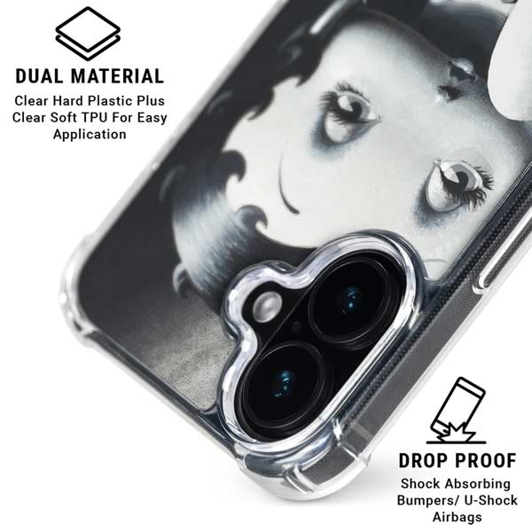 Betty Boop Black and White iPhone 17 MagSafe Case