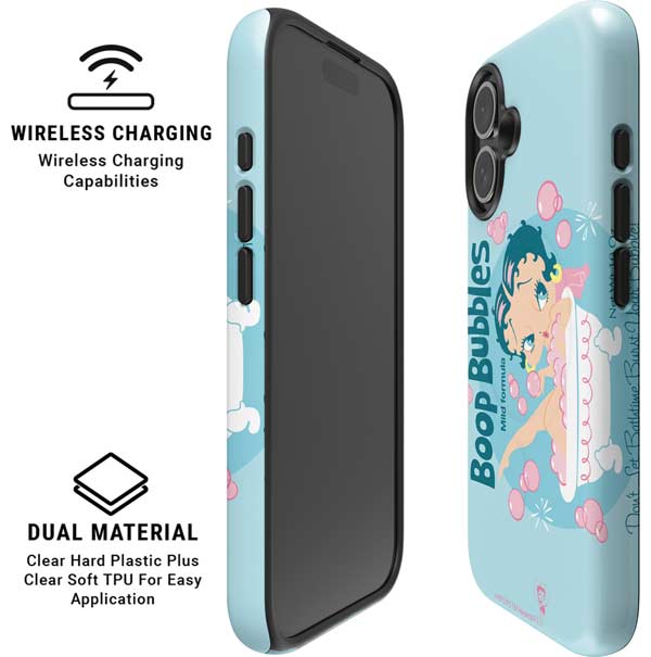 Betty Boop Bubbles iPhone 16 Magsafe Impact Case
