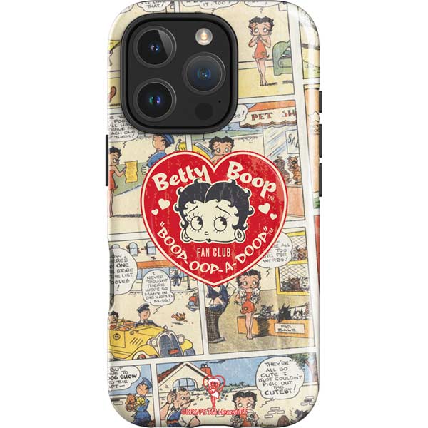 Betty Boop Comic Strip iPhone 16 Pro Max Magsafe Impact Case
