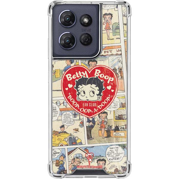 Betty Boop Comic Strip Moto G Play 5G (2025) Clear Case