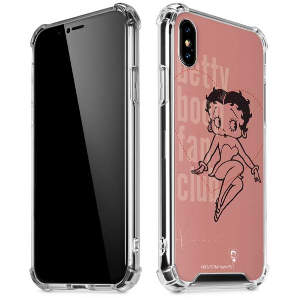Betty Boop Fan Club iPhone X/XS Clear Case