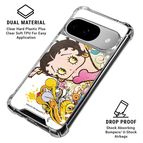 Betty Boop Hands Up Google Pixel 10 Clear Case