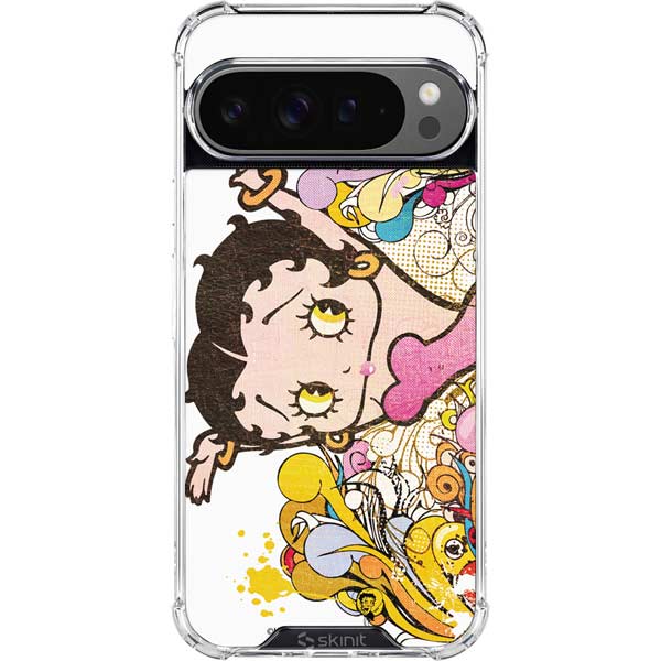 Betty Boop Hands Up Google Pixel 10 Pro Clear Case