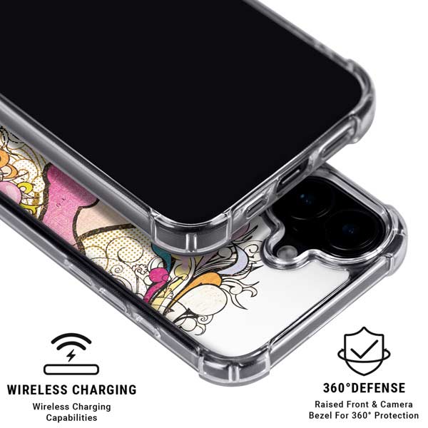 Betty Boop Hands Up iPhone 17 Clear Case