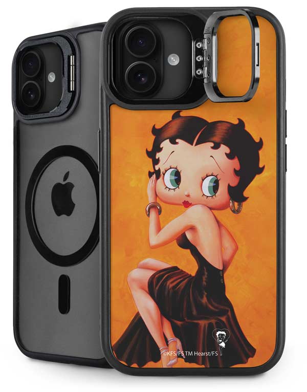 Betty Boop Little Black Dress iPhone 16 Kickstand Case