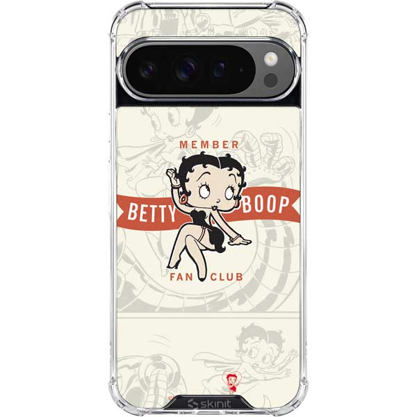 Betty Boop Member Fan Club Google Pixel 10 Pro Clear Case