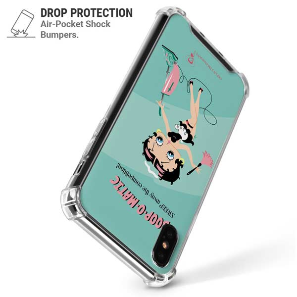 Betty Boop O Matic iPhone X/XS Clear Case