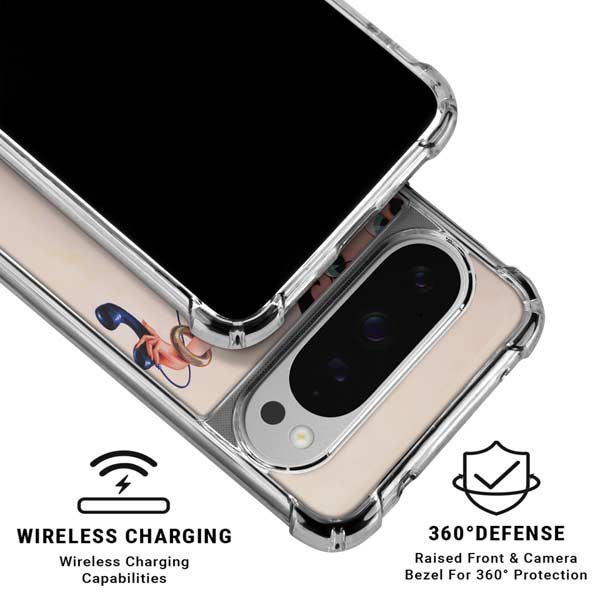Betty Boop On the Phone Google Pixel 10 Pro XL Clear Case