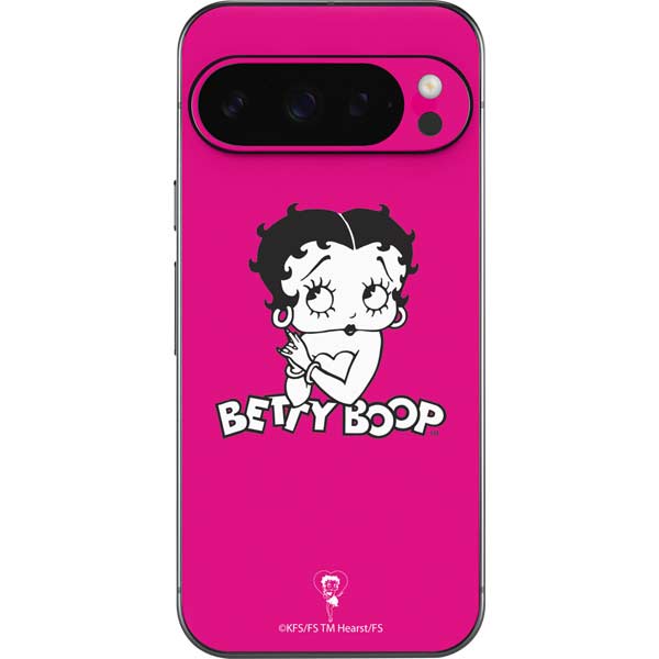 Betty Boop Pink Background Google Pixel 10 Pro XL Skin