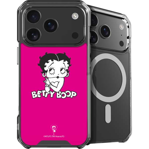 Betty Boop Pink Background iPhone 17 Pro MagSafe Case