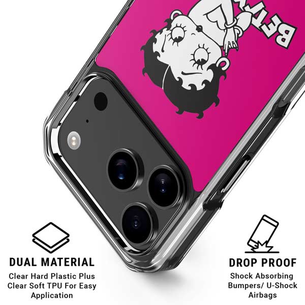 Betty Boop Pink Background iPhone 17 Pro MagSafe Case