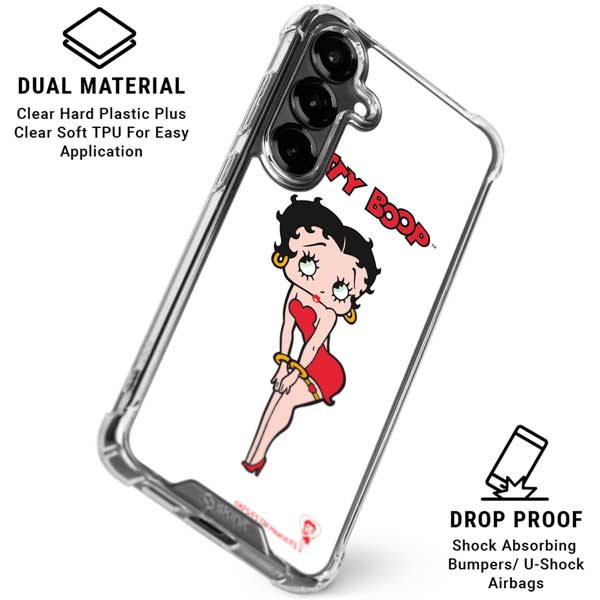 Betty Boop Pose Galaxy S26 Plus Clear Case
