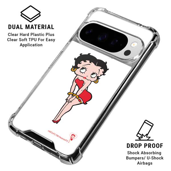 Betty Boop Pose Google Pixel 10 Pro Clear Case