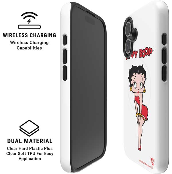 Betty Boop Pose iPhone 16 Plus Magsafe Impact Case