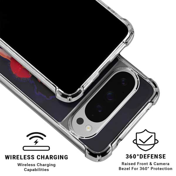 Betty Boop Red Dress Google Pixel 10 Pro Clear Case