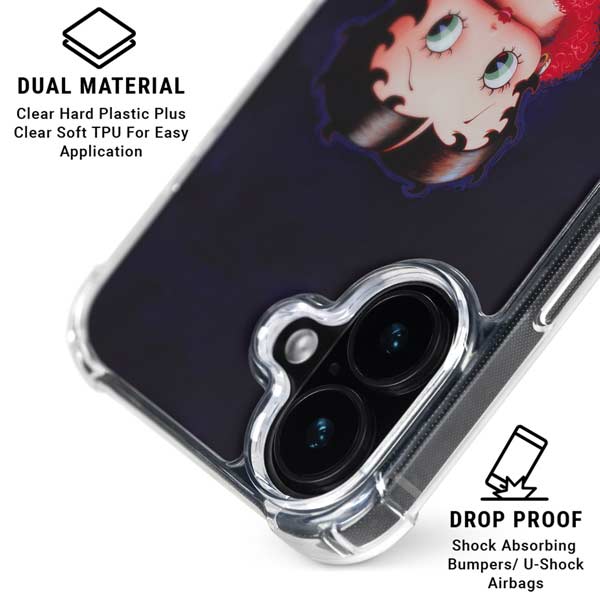 Betty Boop Red Dress iPhone 16 MagSafe Case