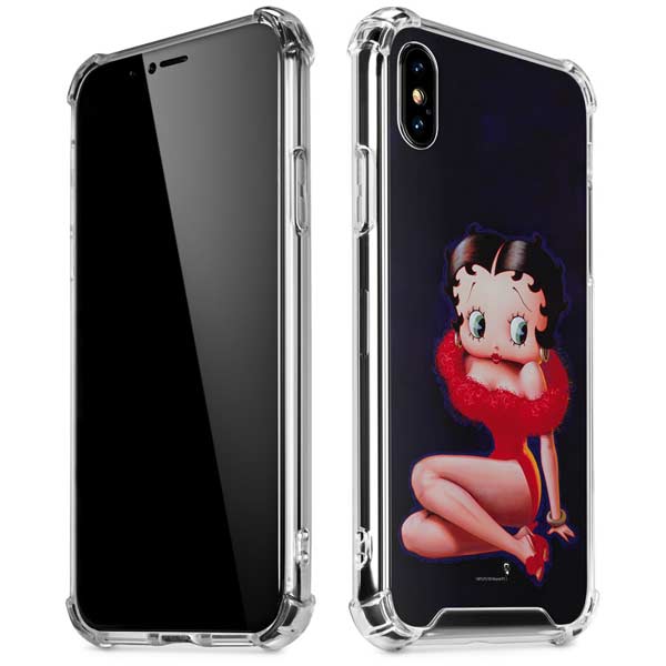 Betty Boop Red Dress iPhone X/XS Clear Case