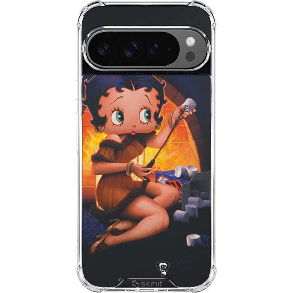 Betty Boop Roasting Marshmallows Google Pixel 10 Pro XL Clear Case