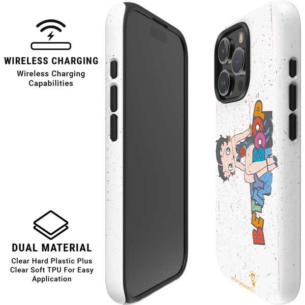 Betty Boop Splatter iPhone 16 Pro Magsafe Impact Case