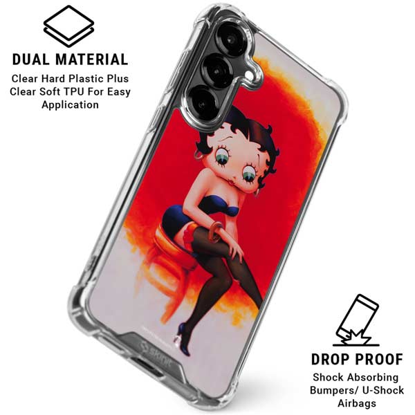 Betty Boop Stockings Galaxy S26 Plus Clear Case