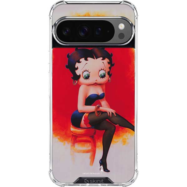 Betty Boop Stockings Google Pixel 10 Pro Clear Case