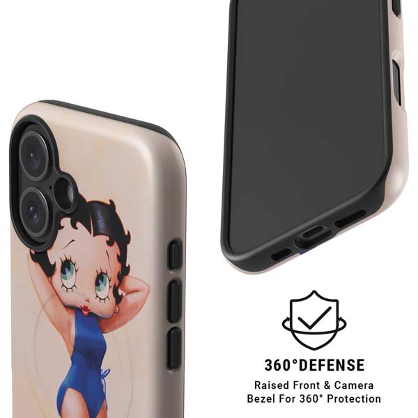 Betty Boop Swimsuit iPhone 16 Magsafe Impact Case