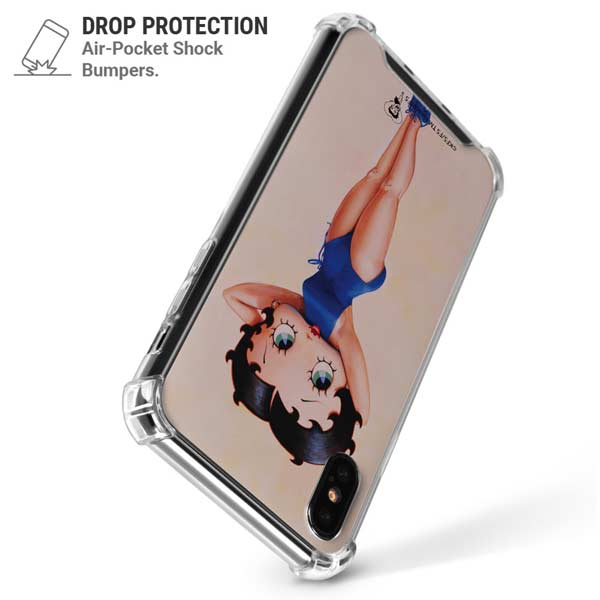 Betty Boop Swimsuit iPhone X/XS Clear Case