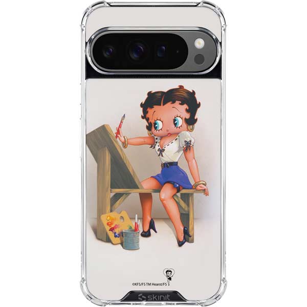 Betty Boop The Artist Google Pixel 10 Pro Clear Case